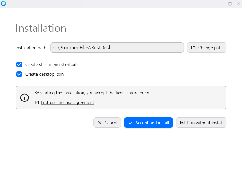 Complete Installation Image